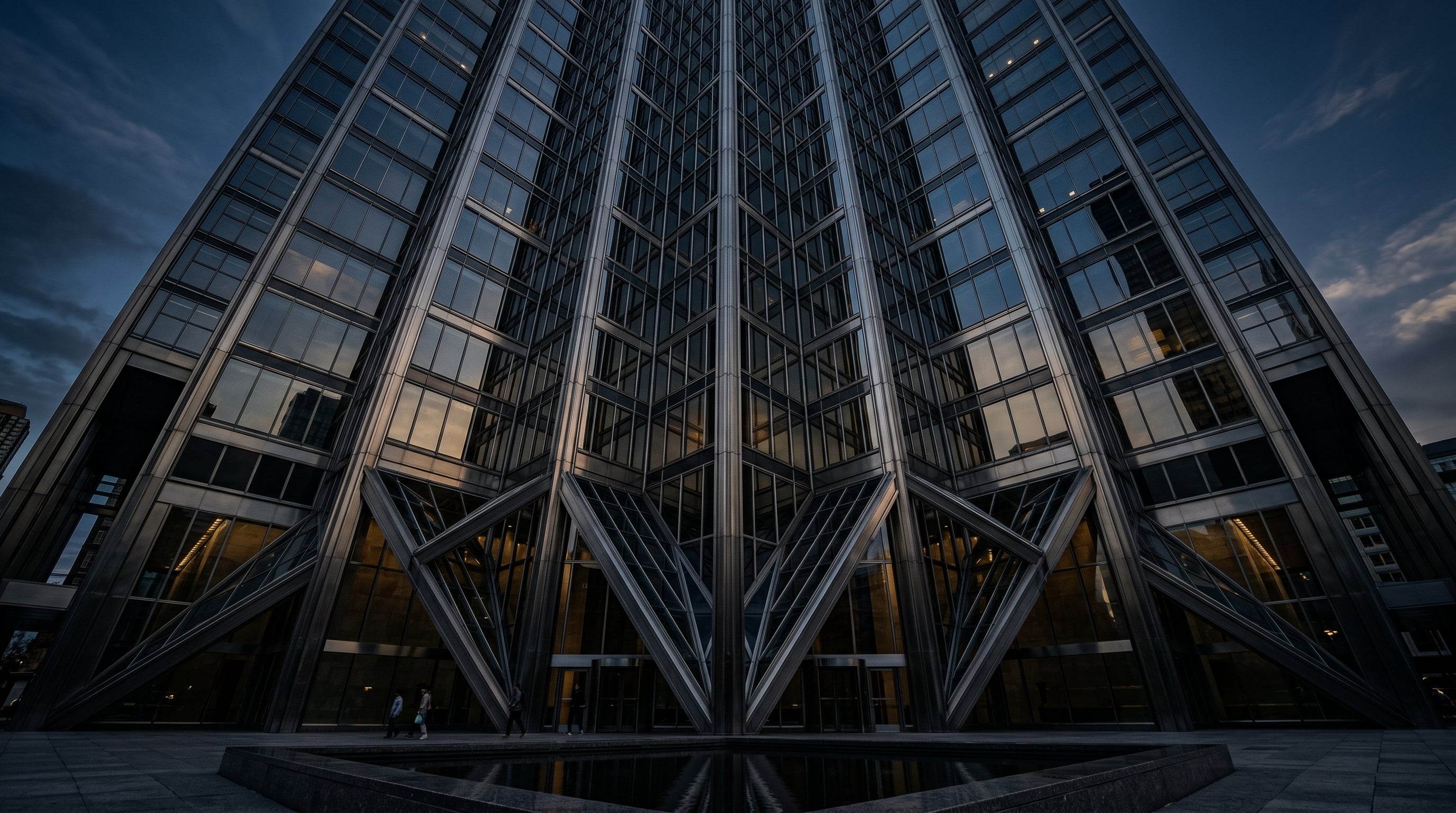 Modern architectural structure representing institutional platform